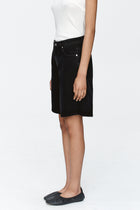 RELAXED JEAN SHORT - BLACK