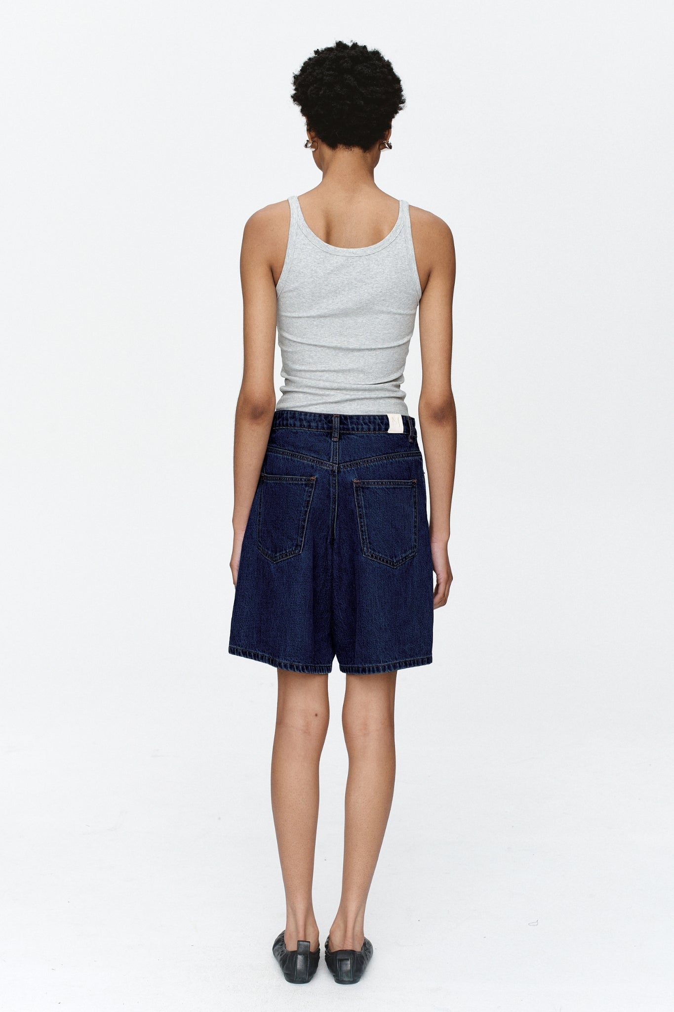 RELAXED JEAN SHORT - INDGO