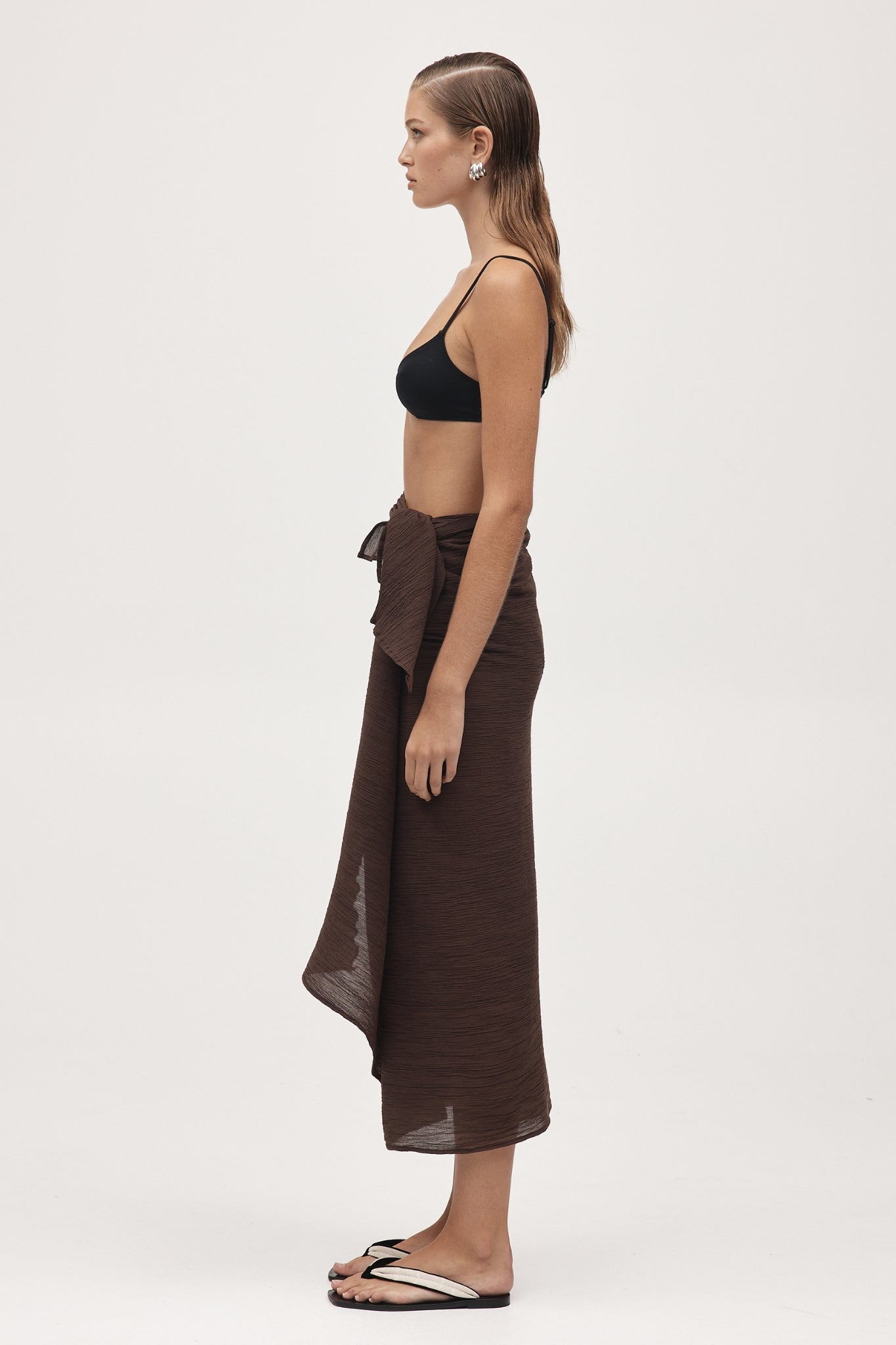 HATTIE SARONG - CHOCOLATE