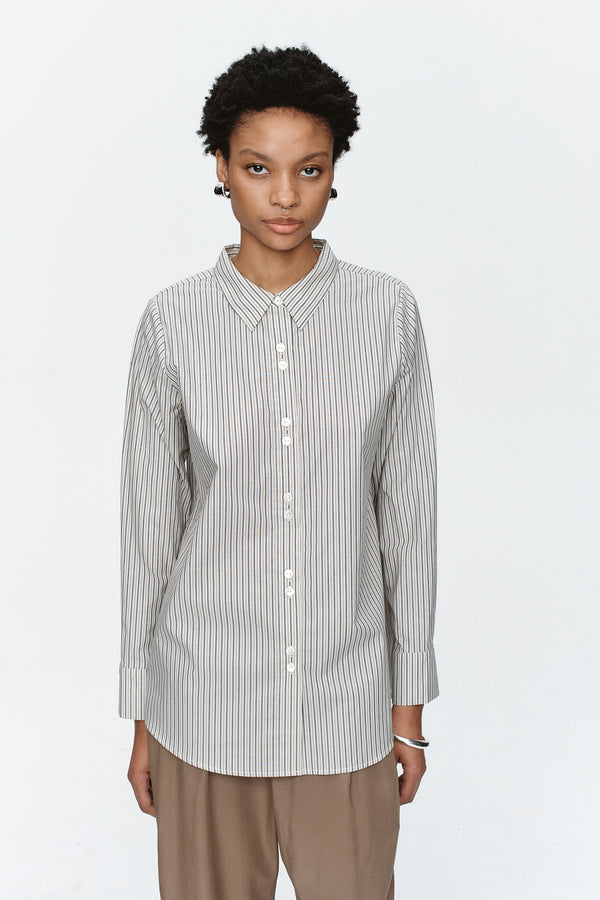 FOUNDATIONS SHIRT - EUCALYPTUS STRIPE