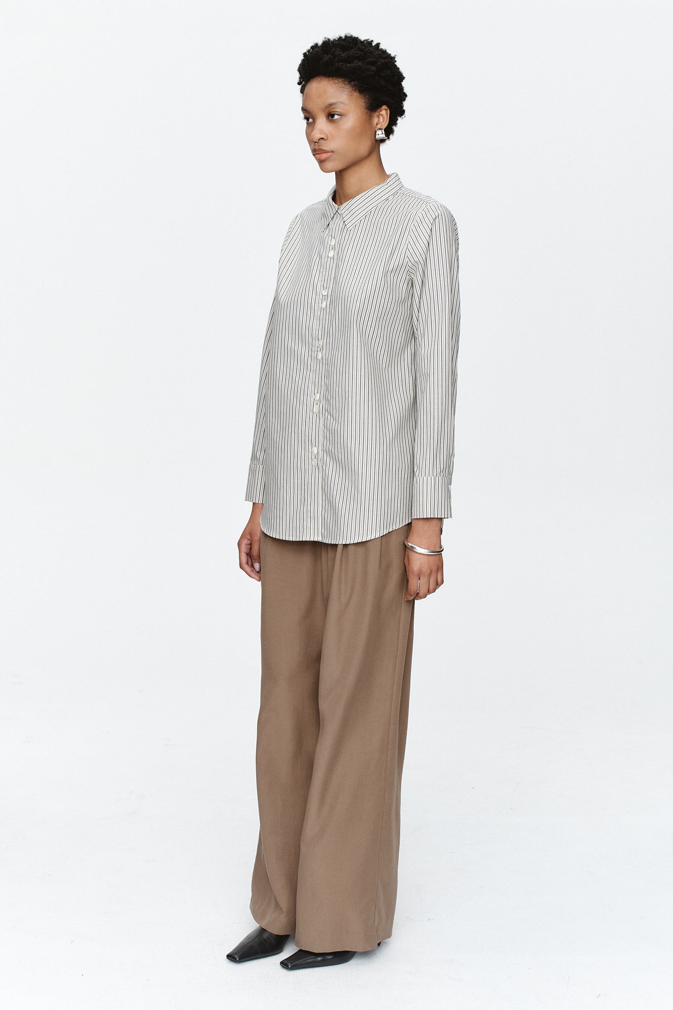 FOUNDATIONS SHIRT - EUCALYPTUS STRIPE