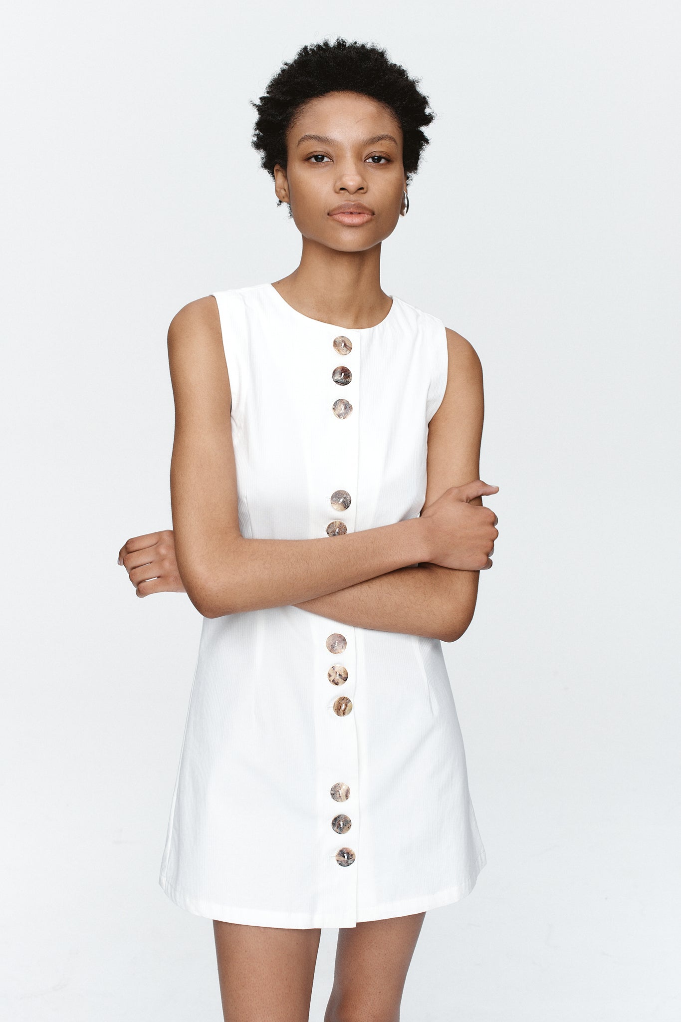 LENNY DRESS - IVORY