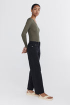 WIDE LEG JEAN - BLACK