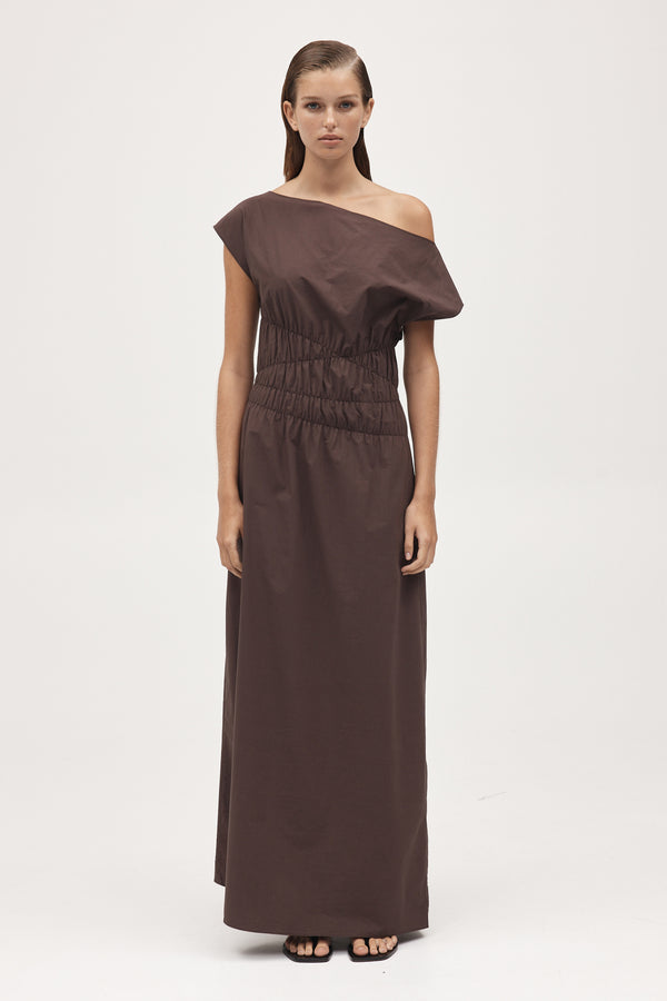 COSTA DRESS - CHOCOLATE