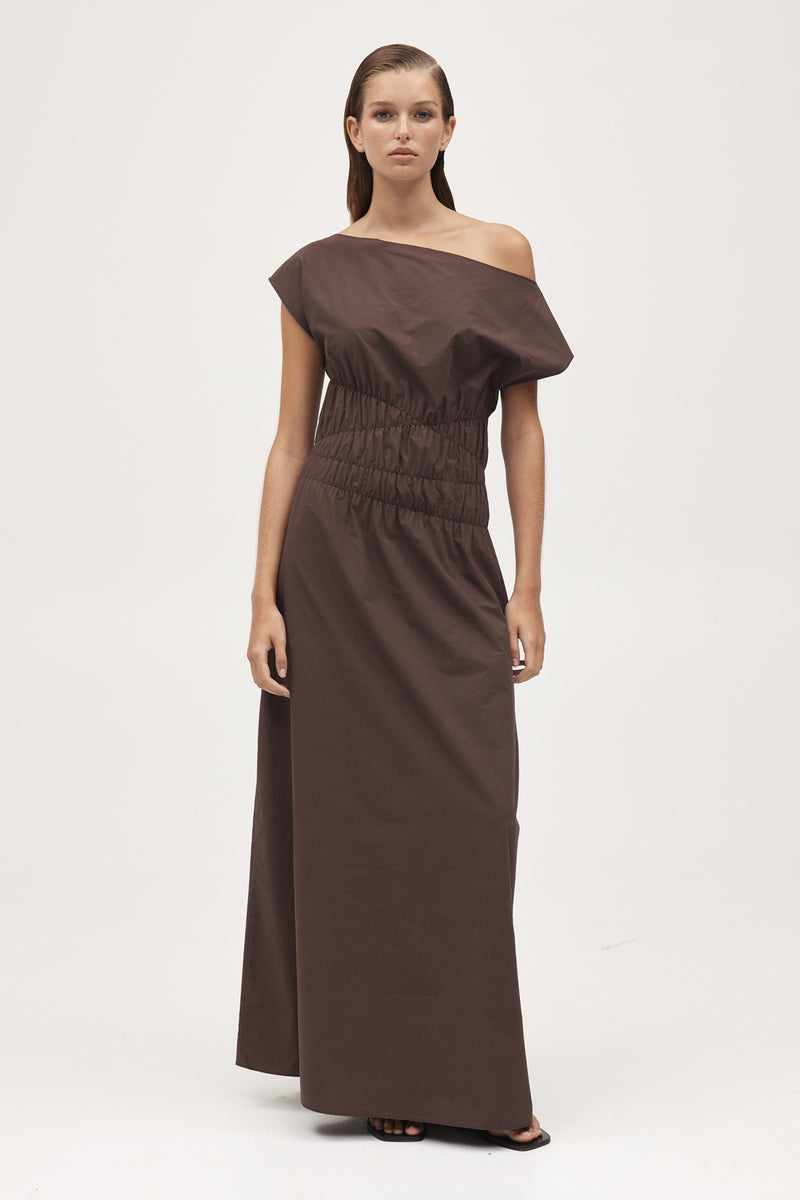 COSTA DRESS - CHOCOLATE