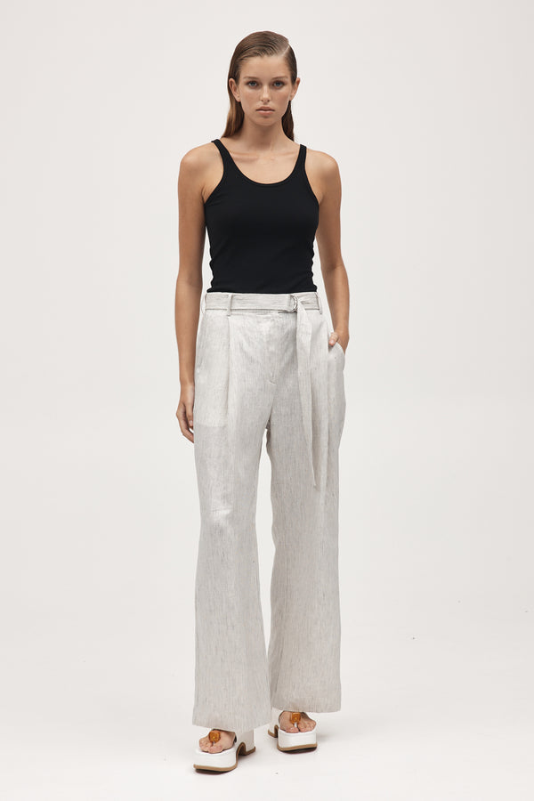 LILI PANT - TWILL STRIPE