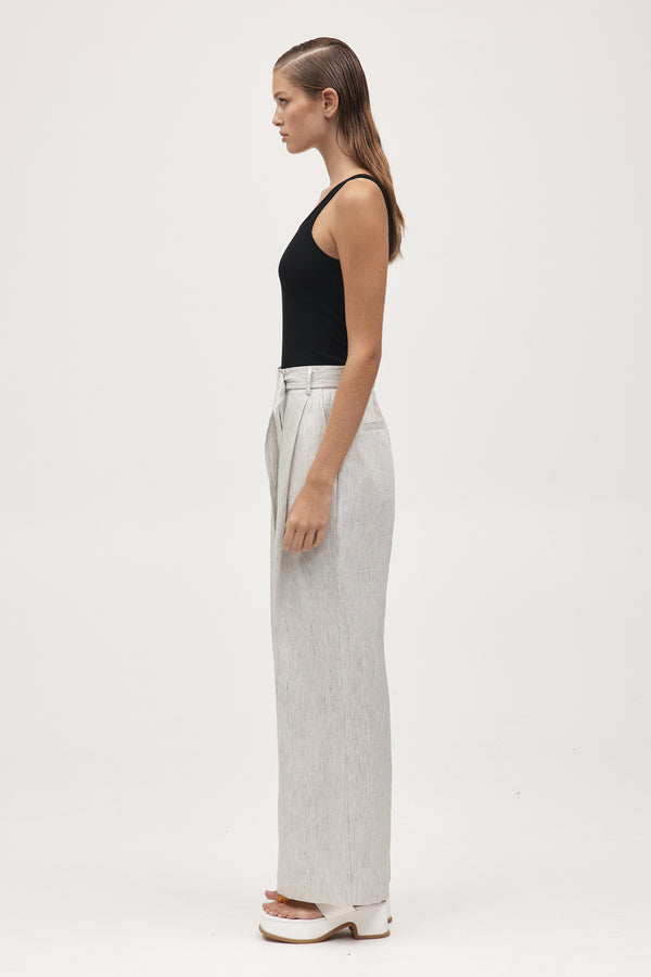 LILI PANT - TWILL STRIPE