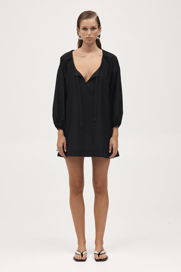 MYLA DRESS - BLACK