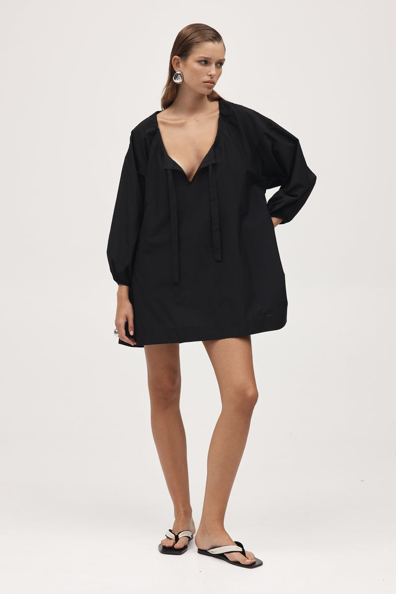 MYLA DRESS - BLACK