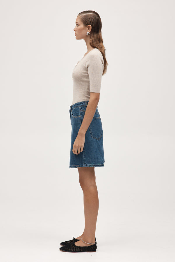 RELAXED JEAN SHORT - HERITAGE BLUE