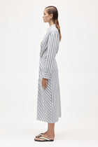 COLLINS DRESS - CERULEAN STRIPE