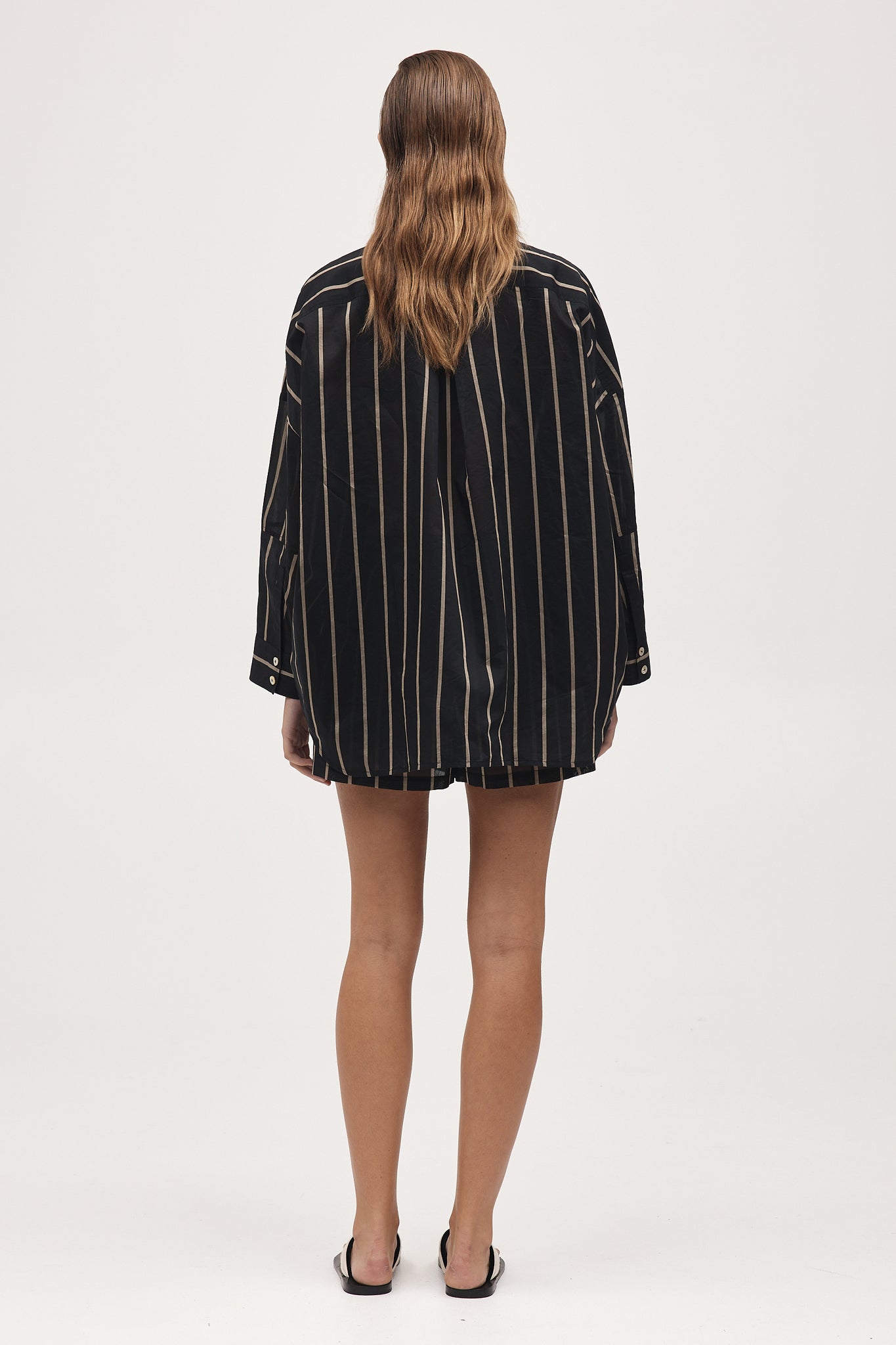 EDIE SHIRT - BLACK STRIPE