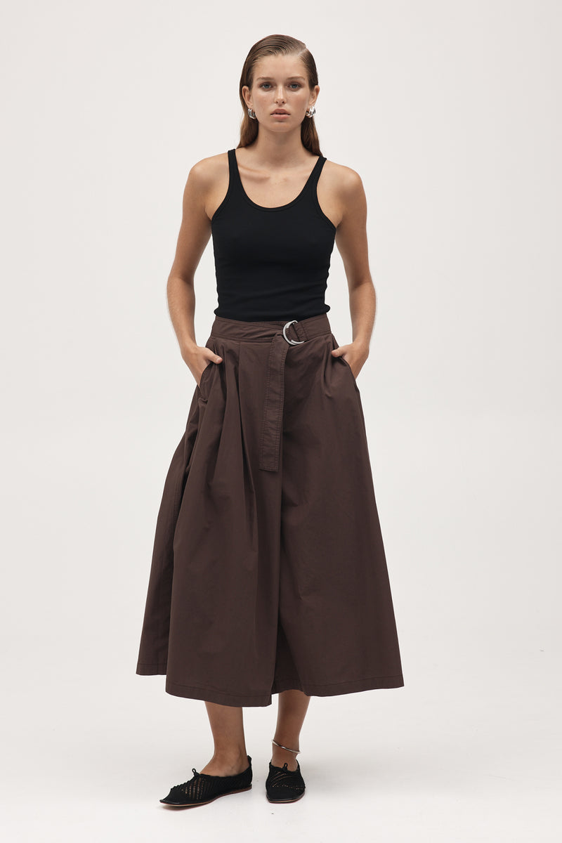 HENRY SKIRT - CHOCOLATE