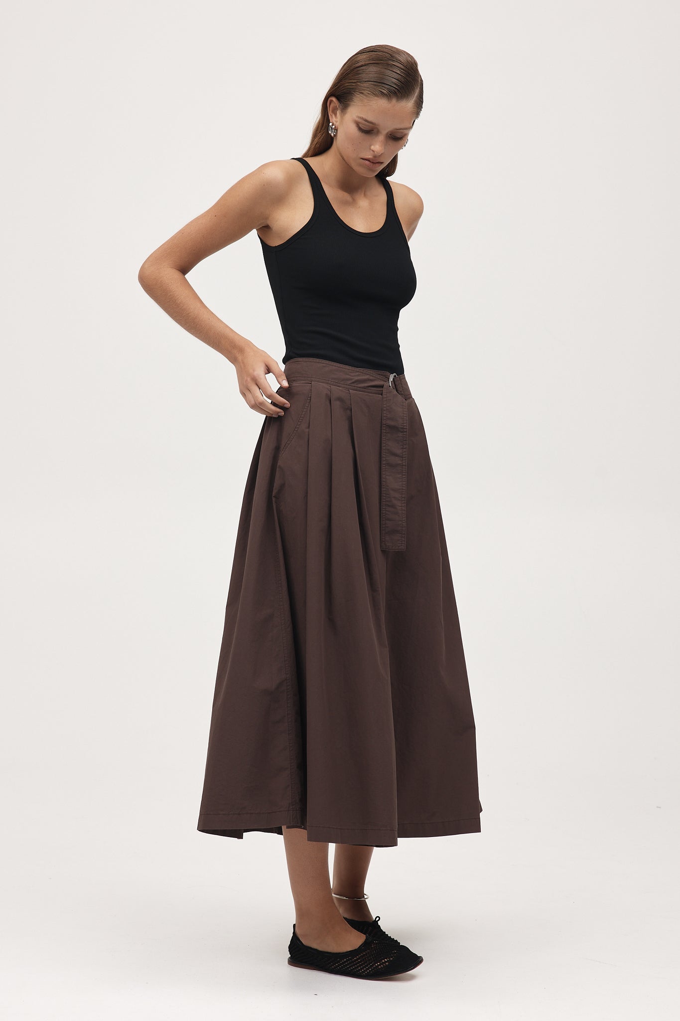 HENRY SKIRT - CHOCOLATE