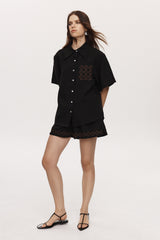 TEGAN SHIRT - BLACK