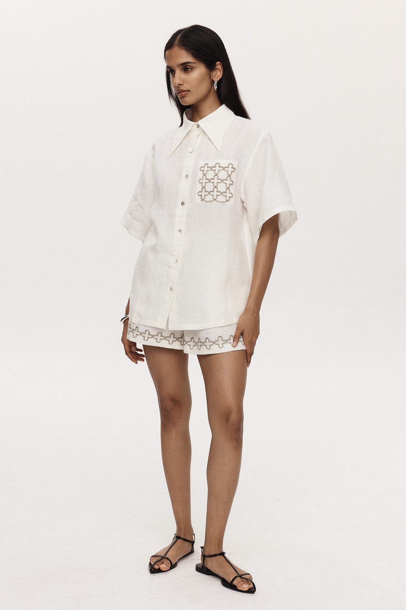 TEGAN SHIRT - IVORY