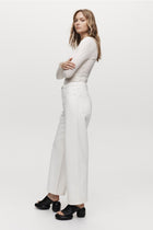 WIDE LEG JEAN - IVORY