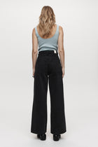 WIDE LEG JEAN - WASHED BLACK