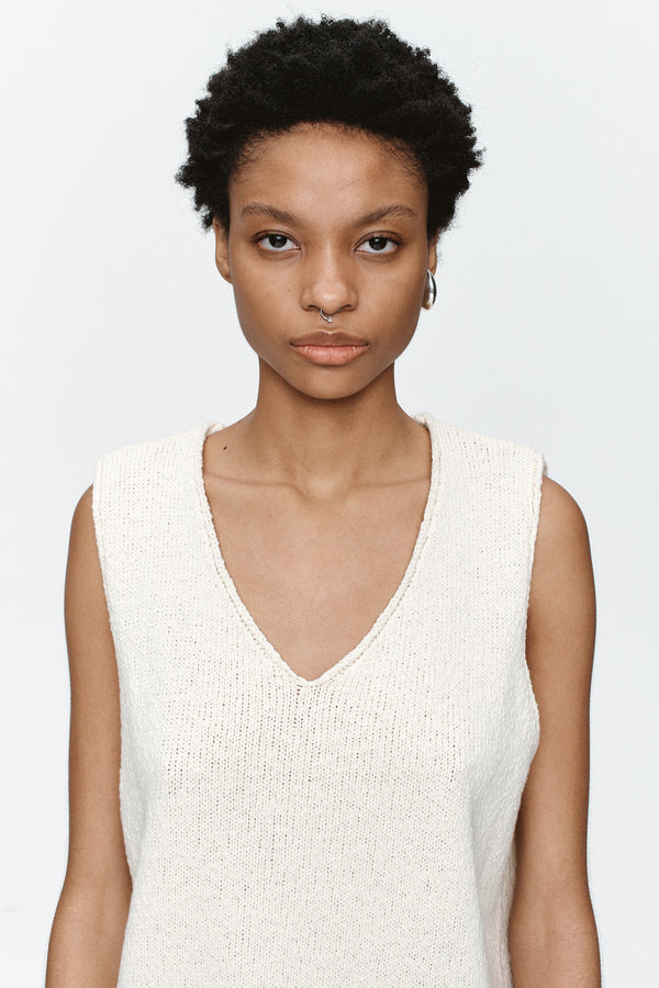 NYA VEST - IVORY