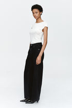 WIDE LEG JEAN - BLACK