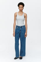 WIDE LEG JEAN - HERITAGE BLUE